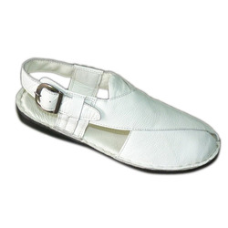 Manufacturers of Men\\\'s White Leather Sandals