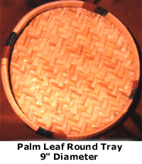Exporters of Palm Leaf Round Tray